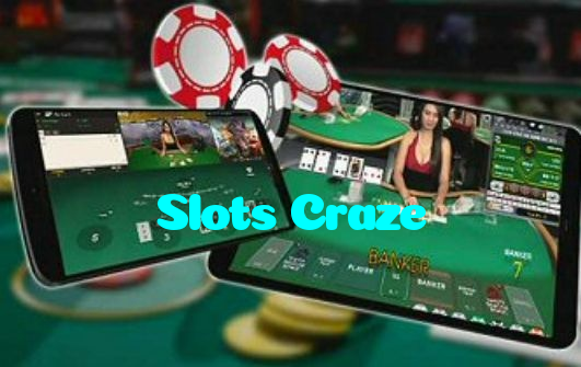 Slots Craze casino presented on mobile device in Pakistan with slots and live games